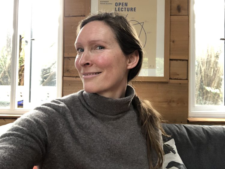 lottie child ih the Wooden House the setting for her five week x 2 hours course for men to learn NVC and explore the Gap between stimulus and response. 